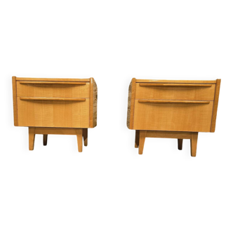 Pair of Scandinavian bedside tables, 1970s