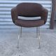 Fauteuil conférence en tweed 1970