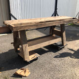 Carpenter's workbench at the beginning of the 20th century