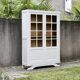 Vintage glass-fronted Parisian wardrobe