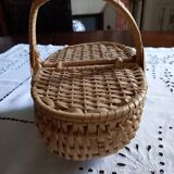 small wicker basket for child