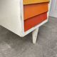 Sixties desk in wood and glass