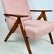 Vintage armchair B-310 VAR pink structural boucle 1970s - 2 pieces available