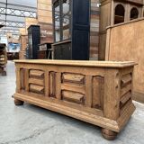 Oak Chest Bench
