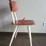 2 vintage Czech wooden chairs, Ton ex Thonet, 1960