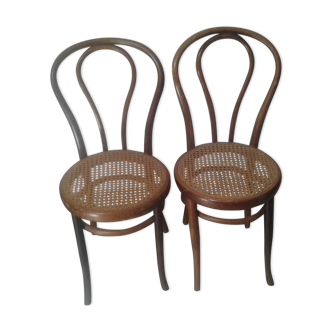 Set of 2 chairs cannees J & J Kohn Austria