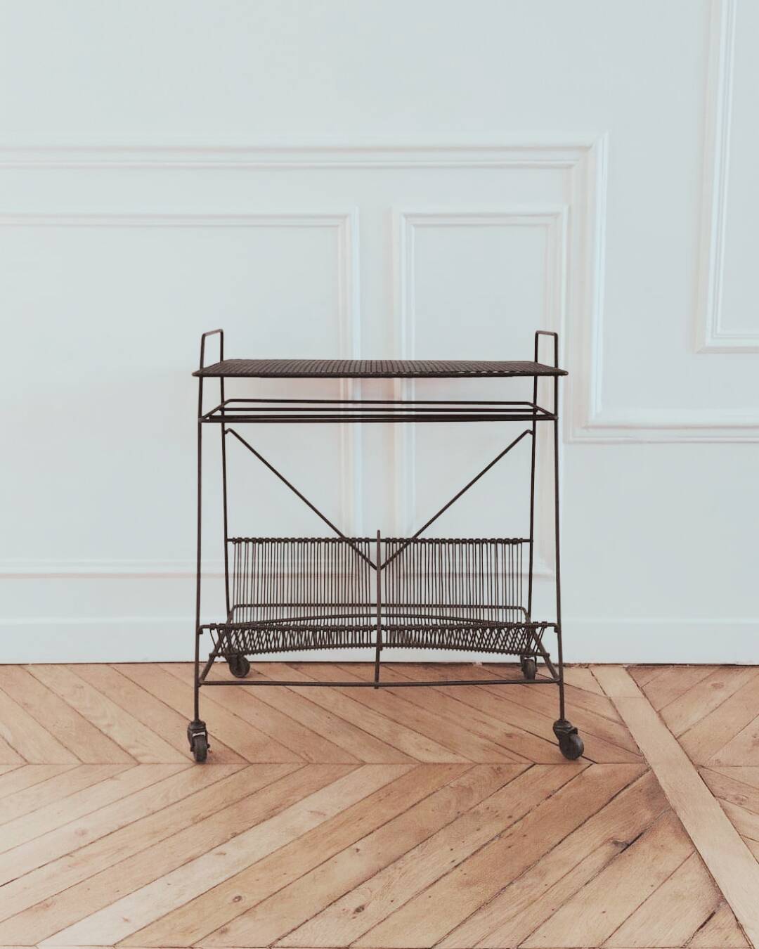 Renovated vintage vinyl furniture, 1950s-1960s.