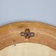 1970s Oval Wooden Mirror, Italy