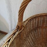 Antique wicker/rattan basket