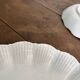 Set of 4 white porcelain deep plates – Giraud Limoges – 21.5