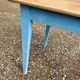 Ancienne table de bistrot ancienne en bois