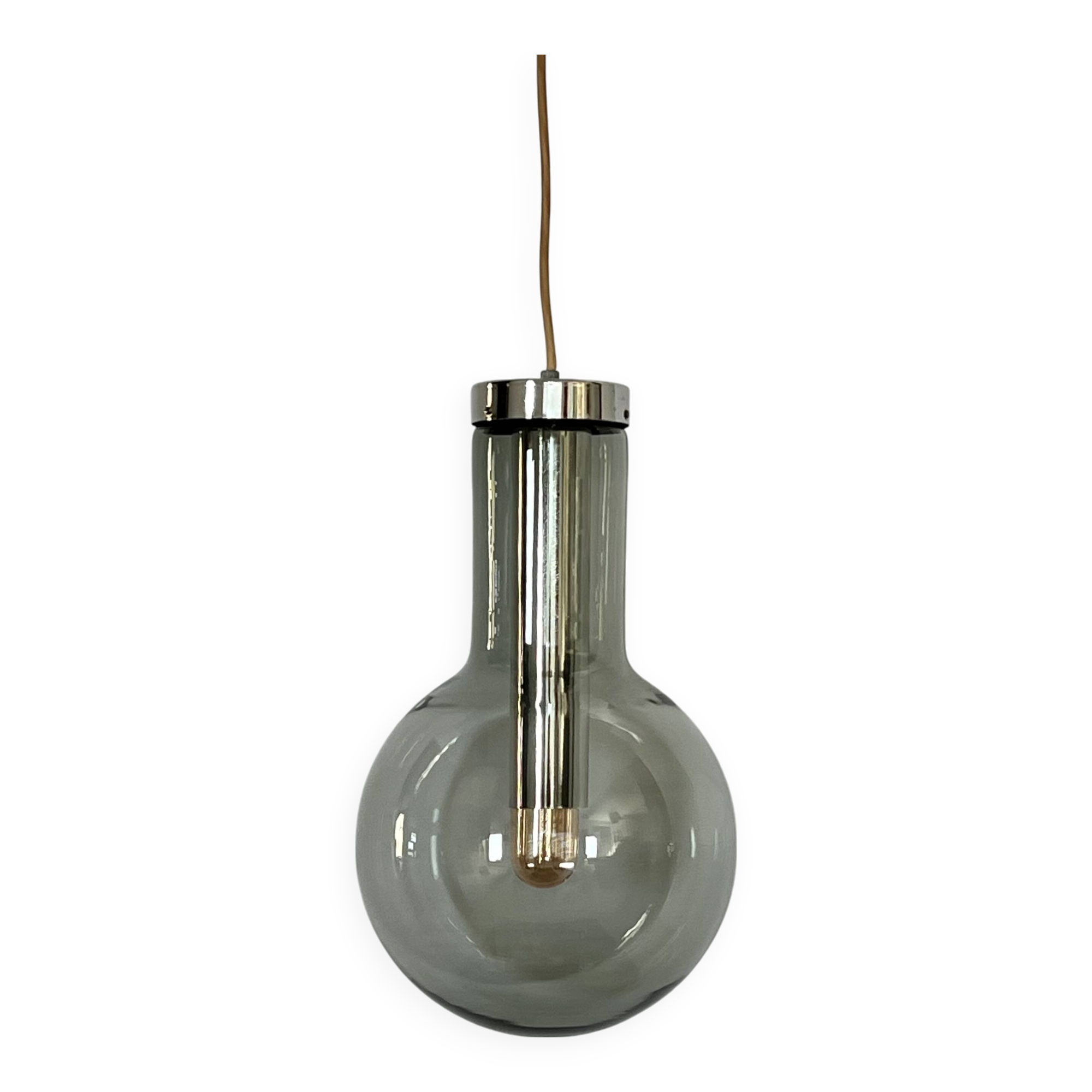 Large Maxi Bulb pendant light by Frank Ligtelijn for Raak, Netherlands 60's