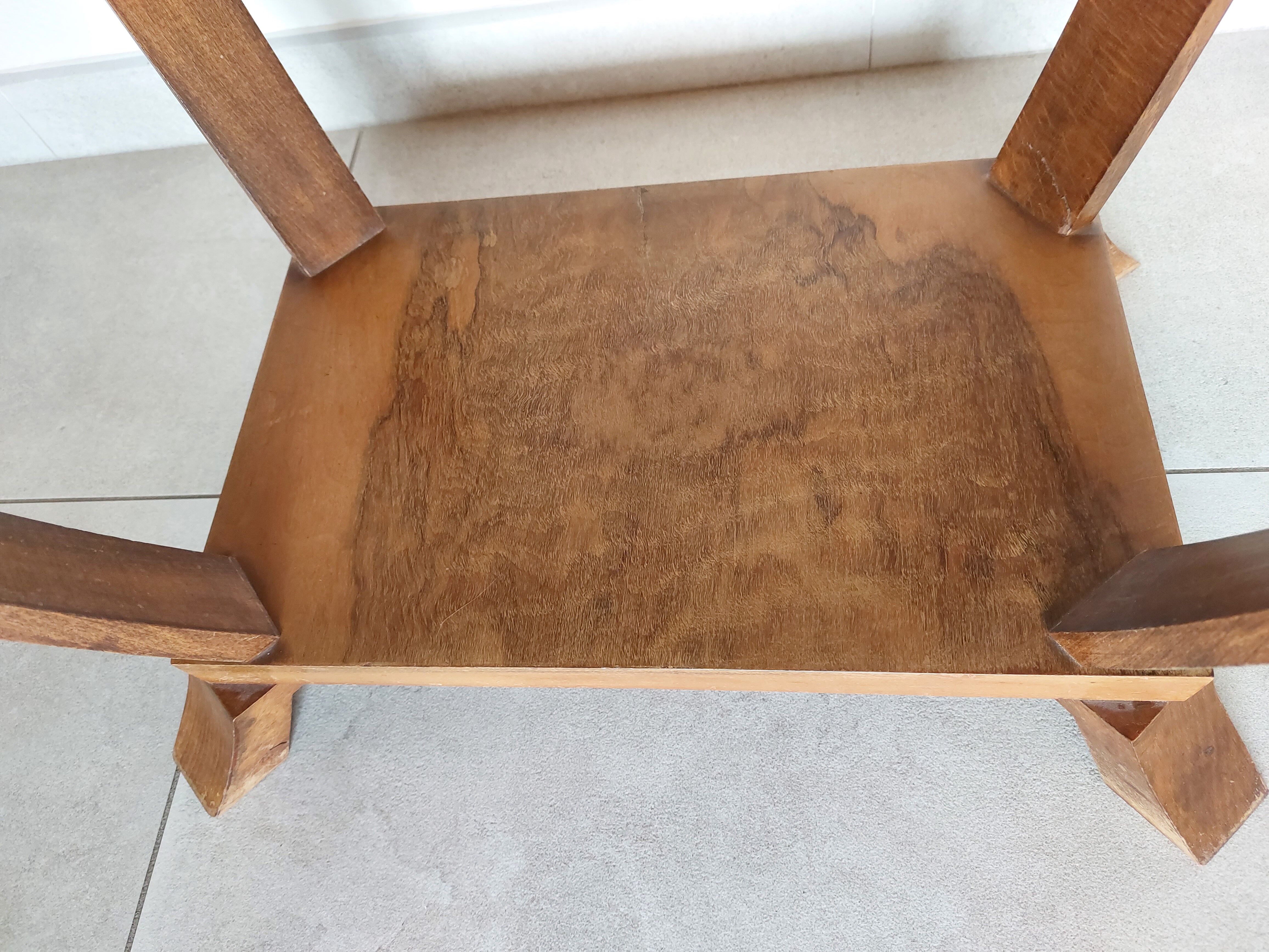 Rectangular Art Deco pedestal table