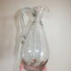 Large cider pitcher in blown glass Normandy 19th century