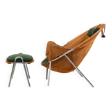 BO-360 Chair and Footstool by Erik Ole Jørgensen for Bovirke 1953