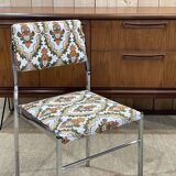 Pair of chrome chairs from the 70