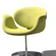 Fauteuil Little Tulip Pierre Paulin Artifort en tissu vert