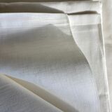 Pair of linen sheets twin beds in Gerardmer canvas reserve linen 1970