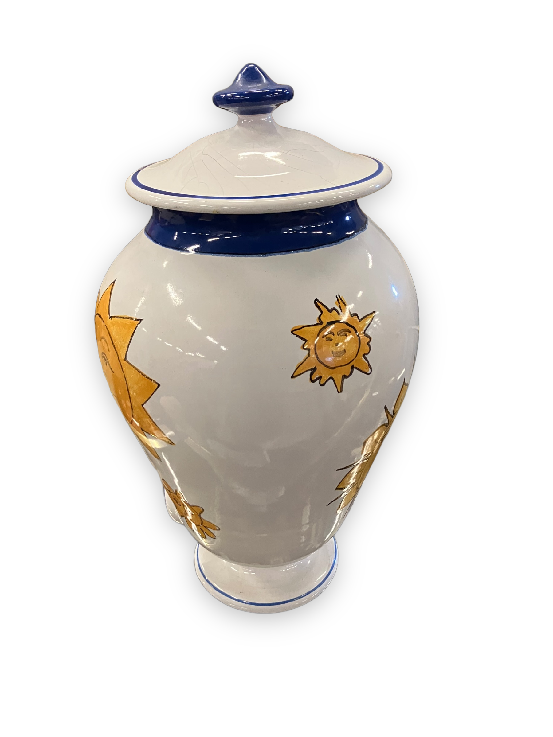 Water fountain in earthenware pattern sun christian dior