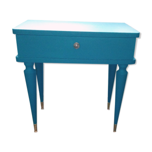 Table de chevet bleu