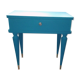 Table de chevet bleu vintage 50/60s