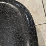 DSW chair black fibre black dowel walnut Eames Herman Miller vintage 1950