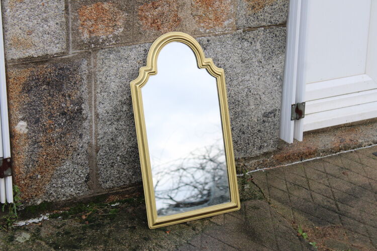 Miroir vintage doré 34x62cm