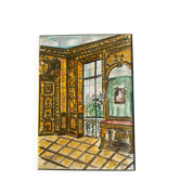 Scène d’intérieur peinte