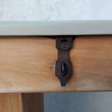 Vintage desk in beech and oak 60s