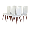 Italian dining chairs  1950s, set of 6