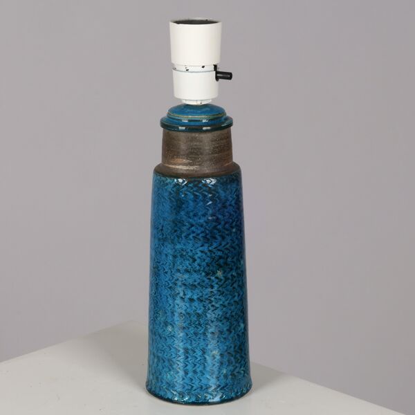 Lampe de table Nils Kahler en céramique Herman A. Kähler, Danemark, 1960 signée