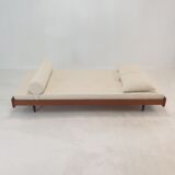 Teak Daybed with Cushions and Bolster, 1960s