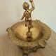 Brass cherub ashtray