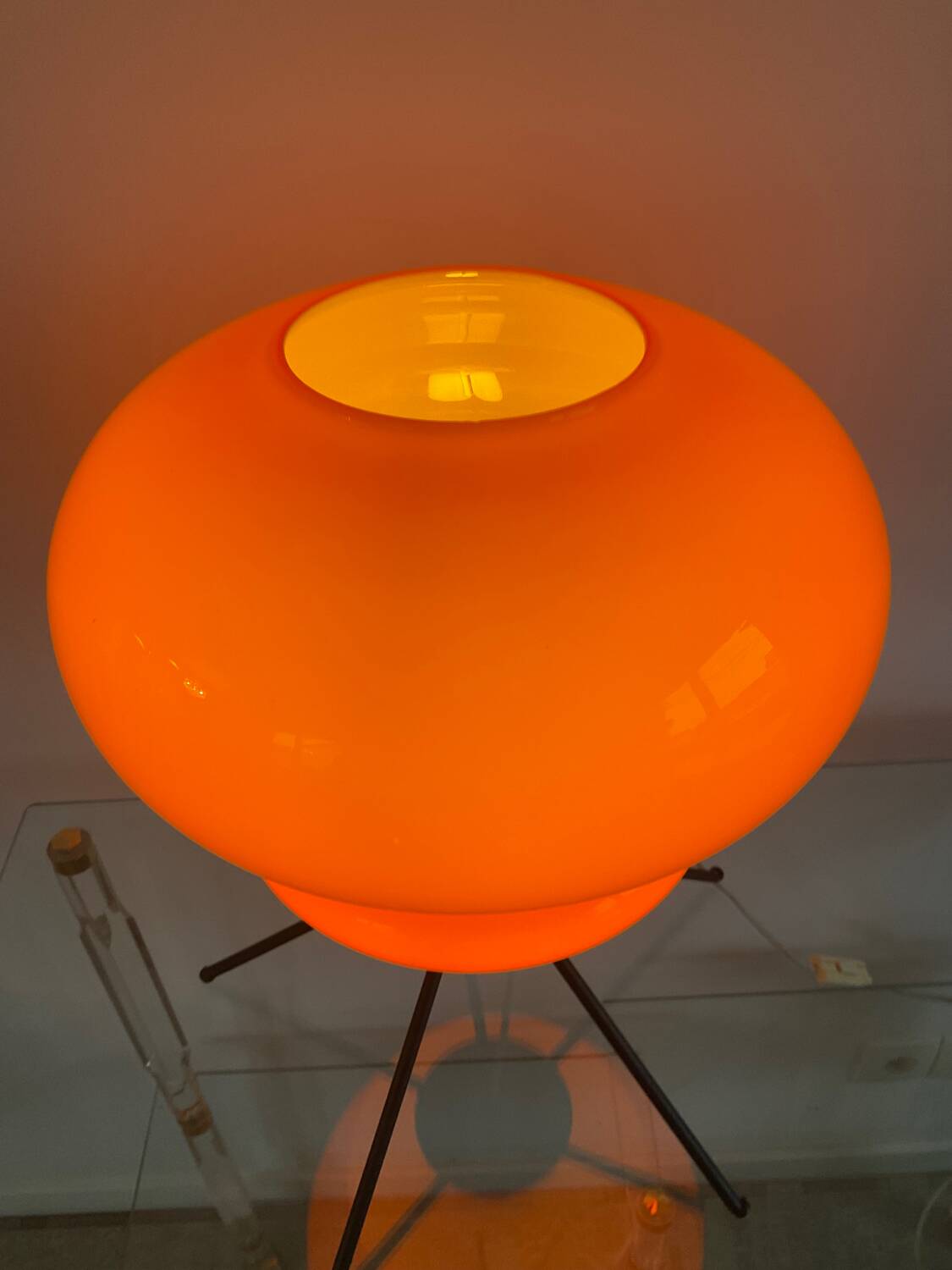 Opaline lamp from the 60s-70s