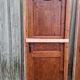 Pair of double-sided communication doors in chestnut with their frame - 20th century