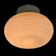 White glass spiral wall lamp by Polam Vikasy, Poland in the 1970s.