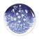 Royal Copenhagen Christmas plate for children in blue porcelain 2003