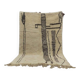 Traditional handmade natural wool Berber rug 2/3 m