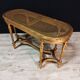 Piano bench cannée Louis XVI style in gilded wood