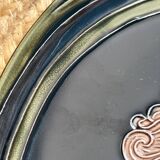 Majolica plate Art Nouveau