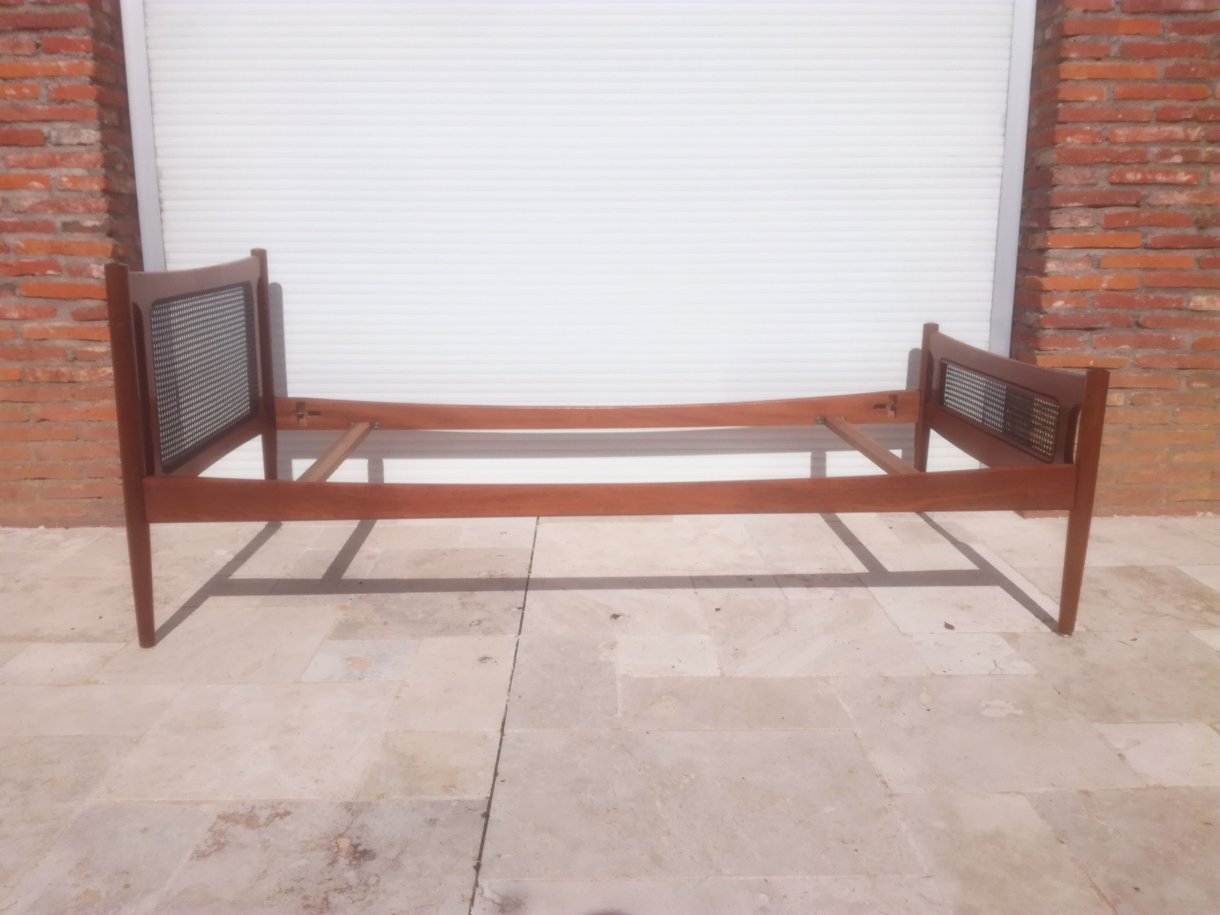 Scandinavian teak design bed