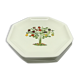 Set of six octagonal plates Ceramica Olympia