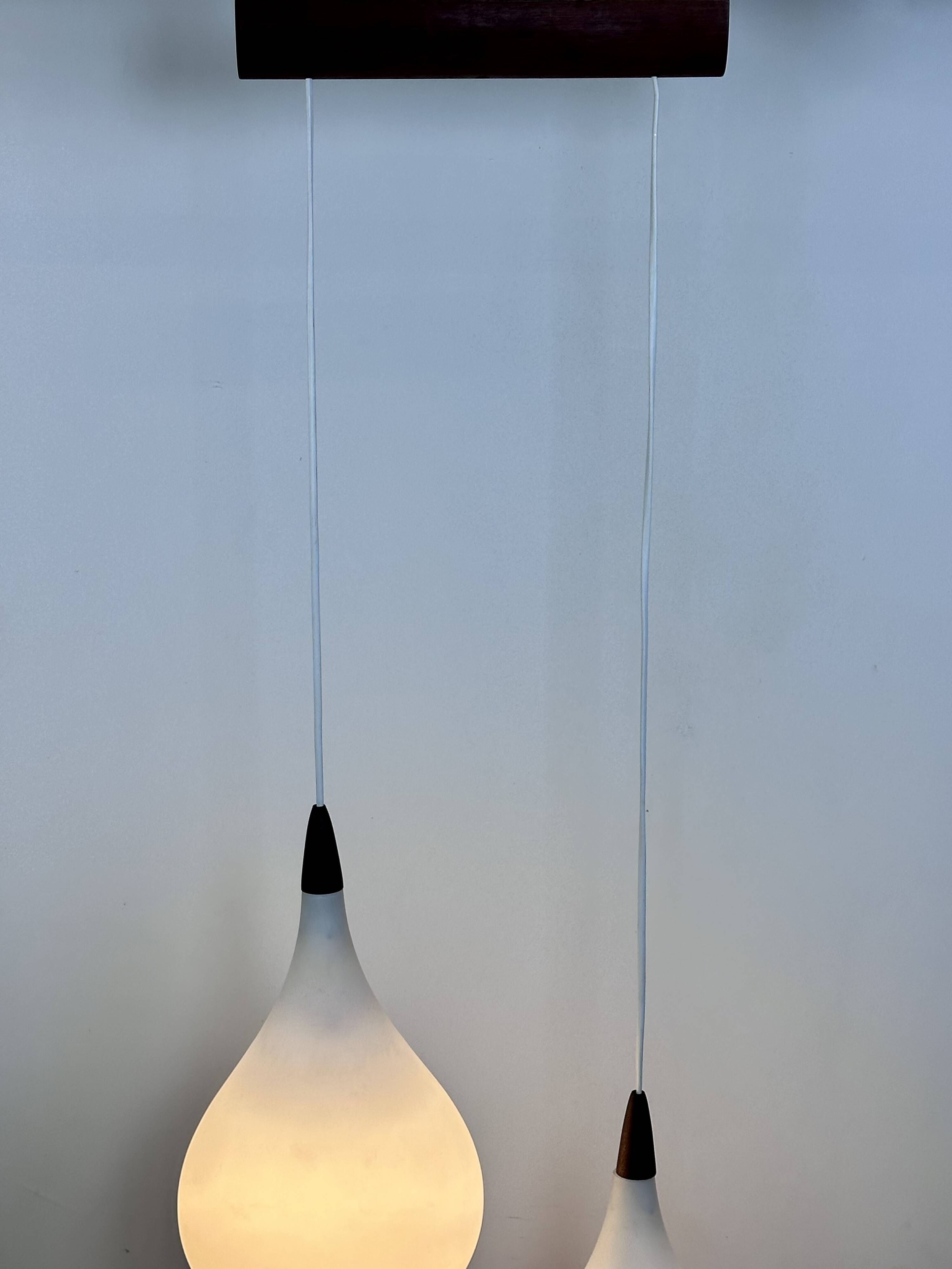 Lustre scandinave Kristiansson pour Luxus Suède 1960