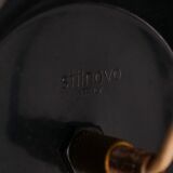 Grande lampe de table en forme de champignon en verre opalin blanc par Stilnovo, années 60