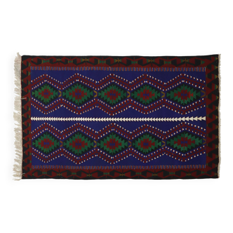 Tapis kilim de zone, kilim turc noué à la main en laine vintage, tapis de 270 cmx 152 cm