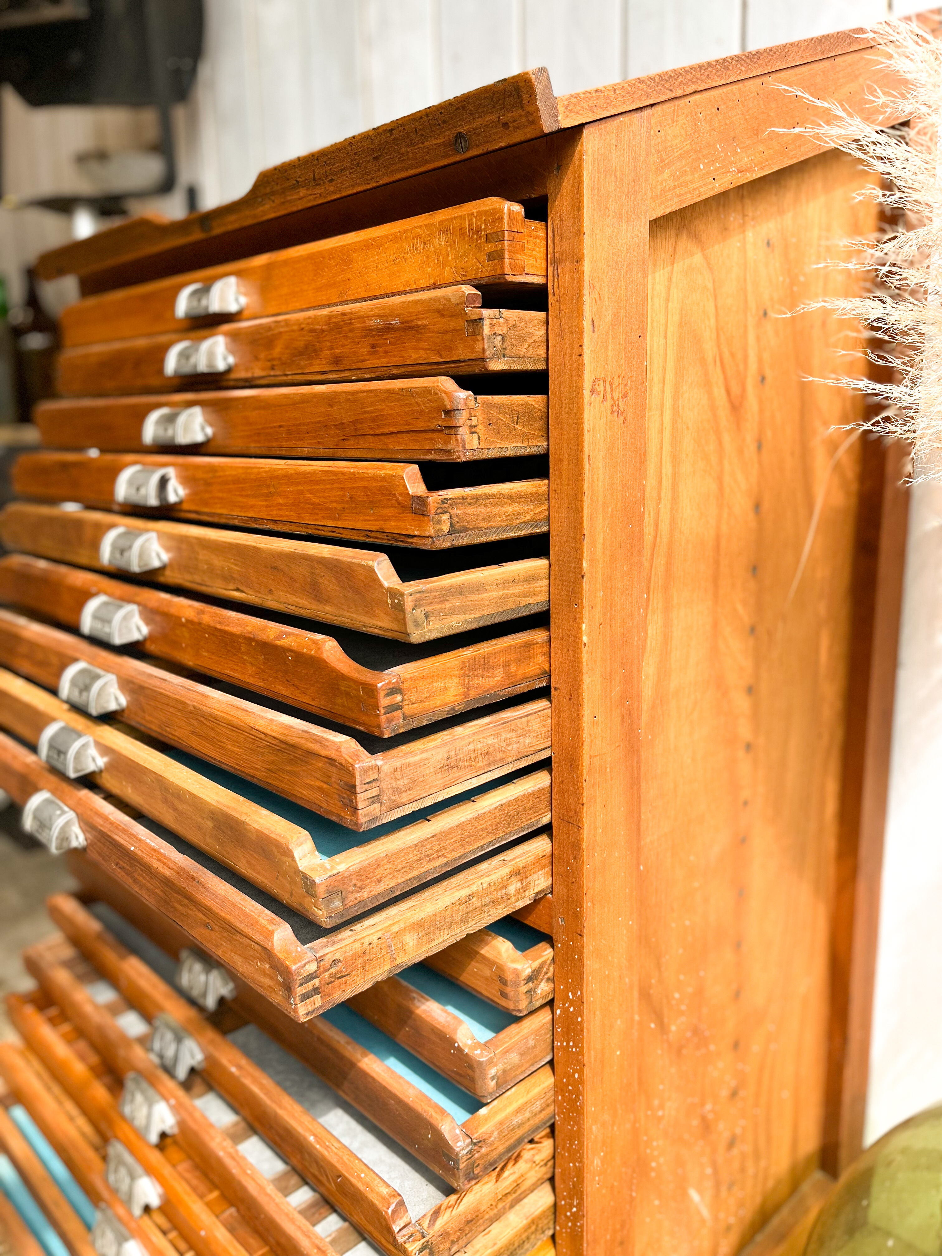 Old printing furniture