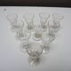 10 antique caton style crystal stemmed glasses h10 cm