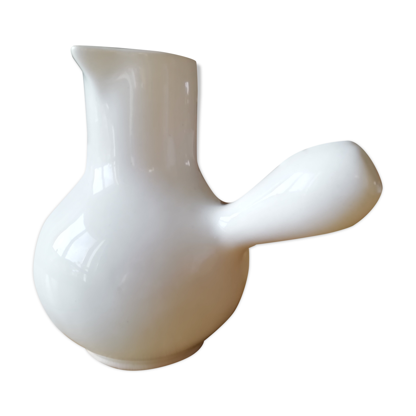 Chocolate pot white porcelain