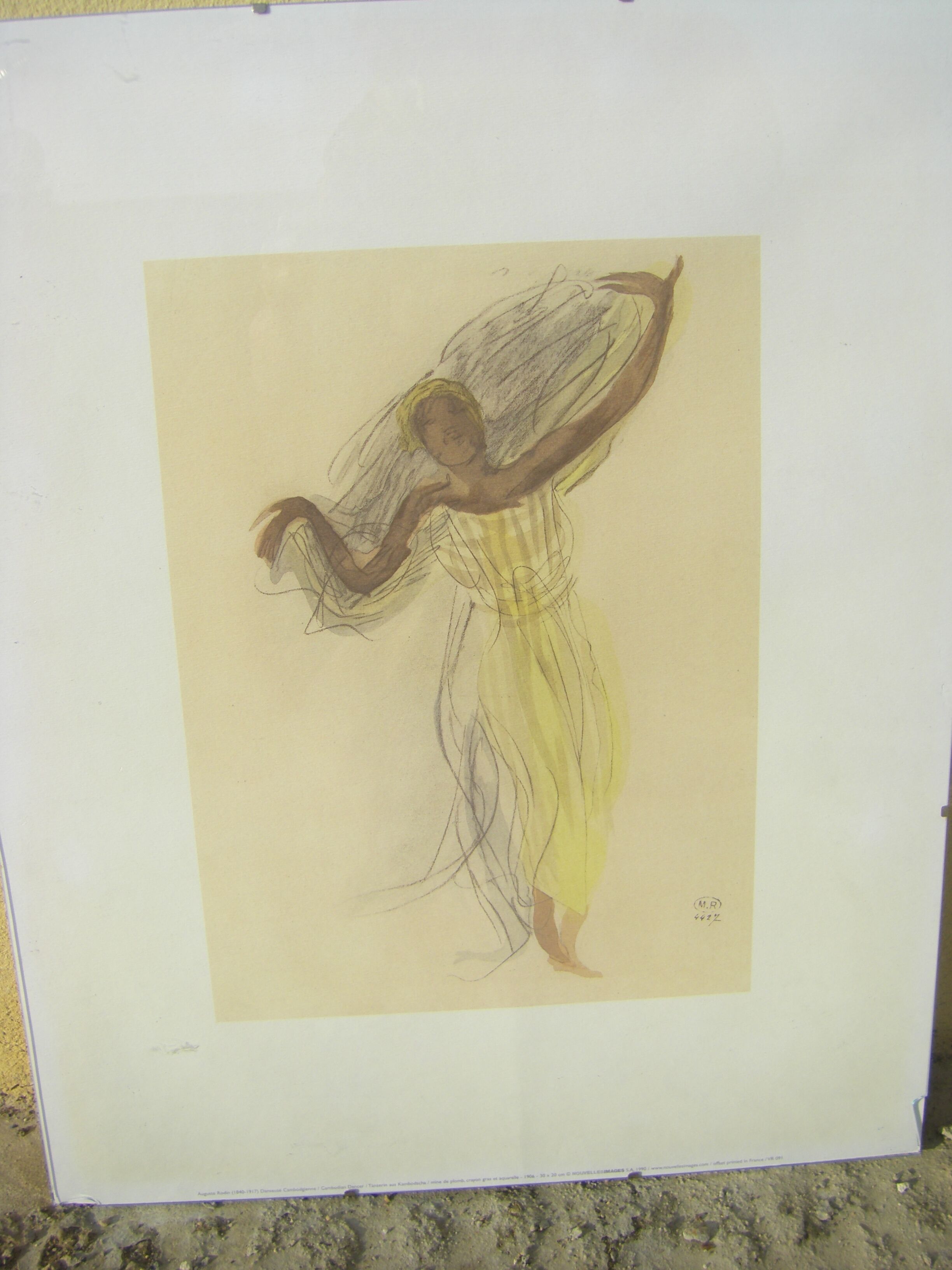drawings and watercolors by Auguste Rodin made by Offset printing