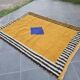 Handmade traditional pure wool rug size 3/4 m